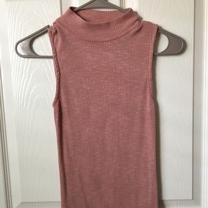 Pink turtle neck shirt